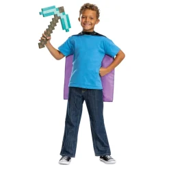 Minecraft - Set de pico y capa Figuras De Acción
