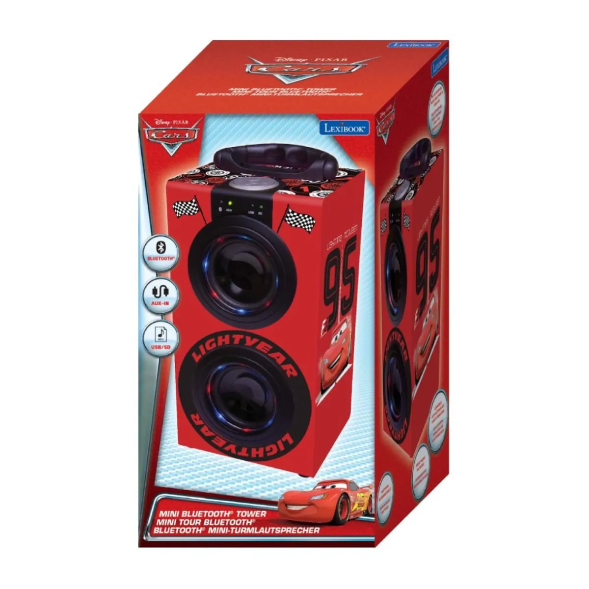 Mini Torre de Sonido Portátil con Bluetooth (varios modelos)*LEXIBOOK Discount