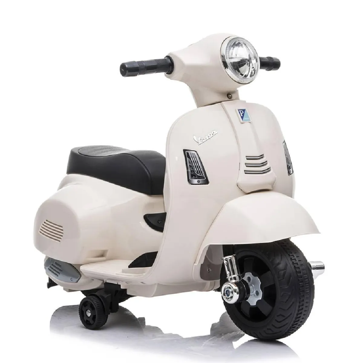 New Mini Vespa blanca 6V Vehículos De Batería O A Pedales