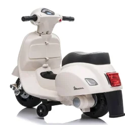 New Mini Vespa blanca 6V Vehículos De Batería O A Pedales