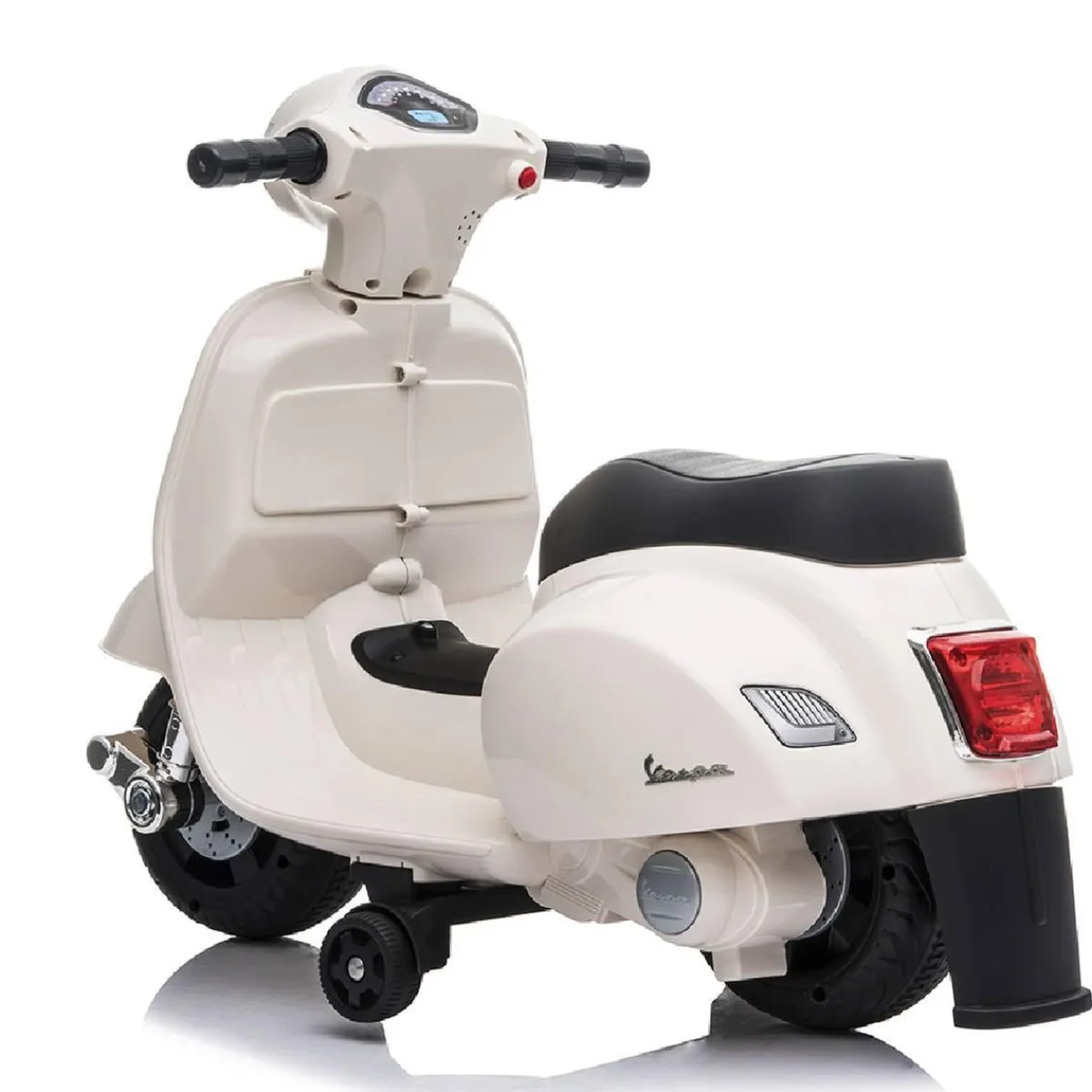 New Mini Vespa blanca 6V Vehículos De Batería O A Pedales