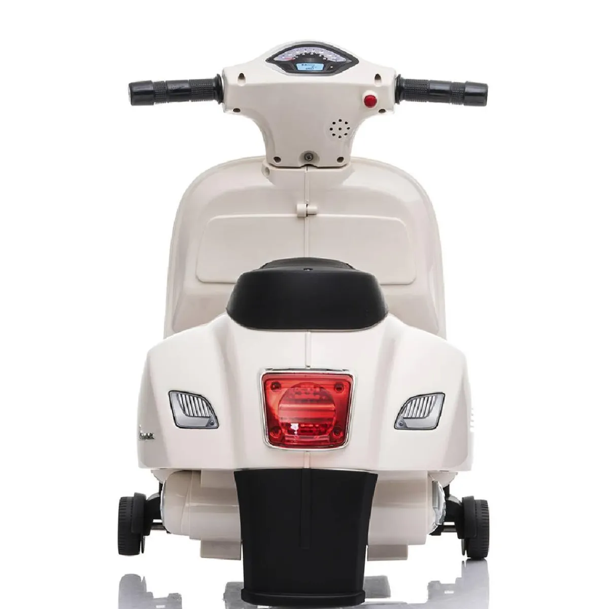 New Mini Vespa blanca 6V Vehículos De Batería O A Pedales