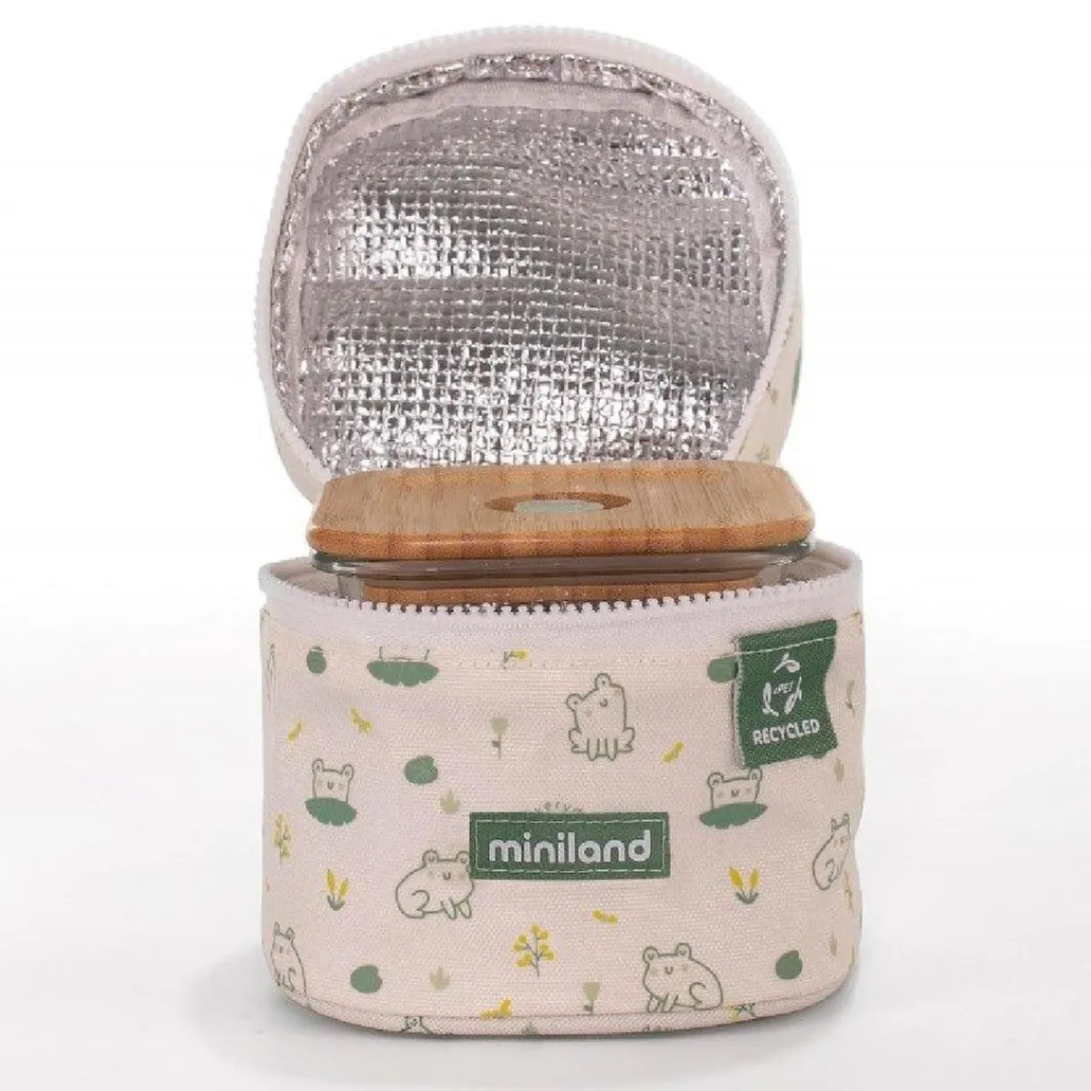 Online - Bolsa isotérmica + 2 recipientes cristal Ecosquare pollito Preparación Comida Y Accesorios·Termos, Recipientes Y Contenedores