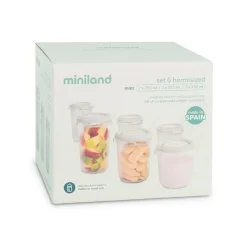 Sale - Set 6 recipientes herméticos menta Preparación Comida Y Accesorios·Termos, Recipientes Y Contenedores