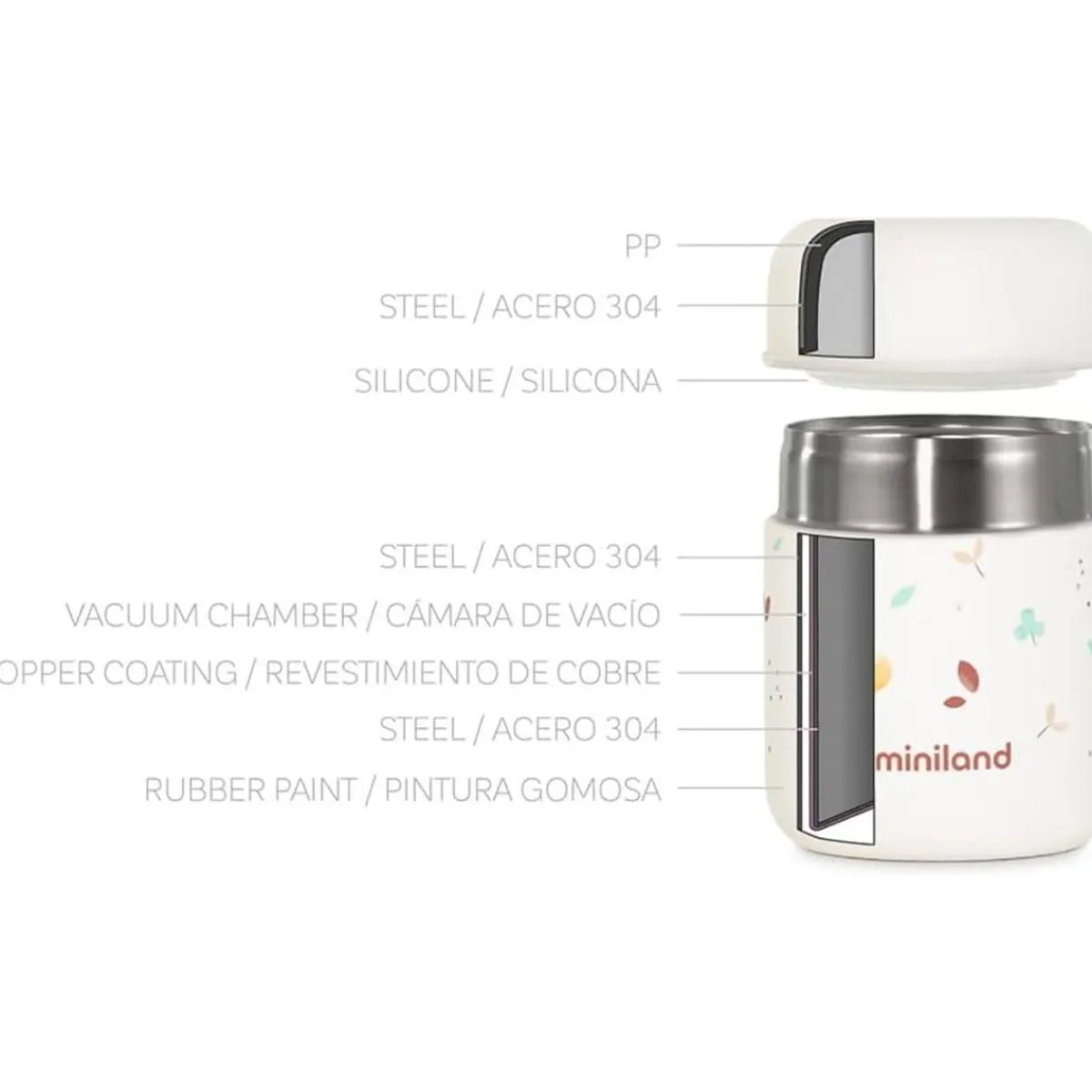 Sale - Termo Sólidos Valencia 280 ml Preparación Comida Y Accesorios·Termos, Recipientes Y Contenedores