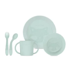 - Vajilla infantil Round menta*MINILAND Clearance