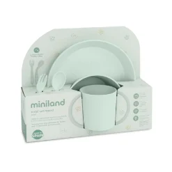 - Vajilla infantil Round menta*MINILAND Clearance