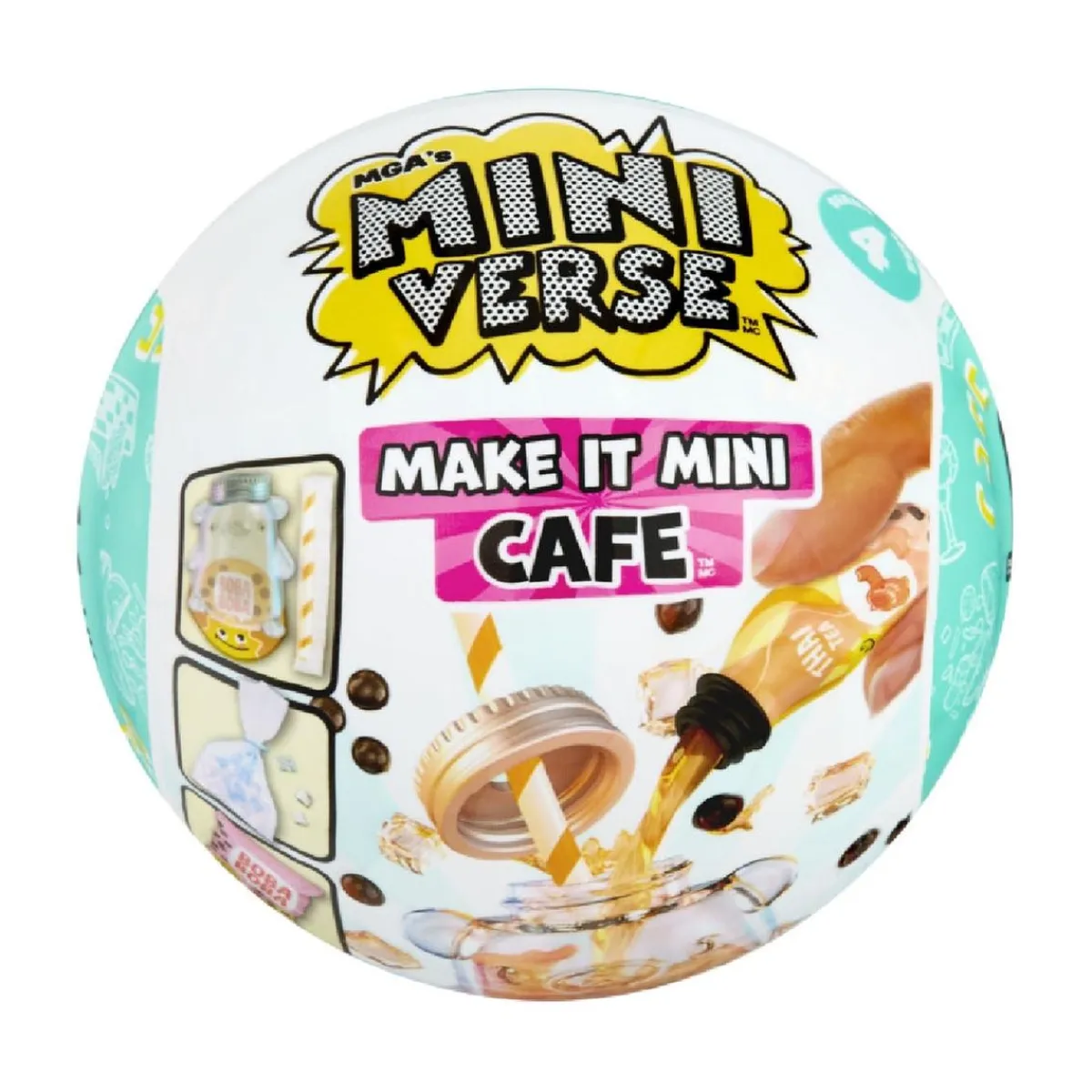 Hot - Make It Mini Cafe Series 4 Coleccionables Y Mini Mundos