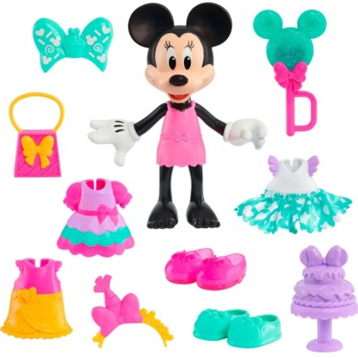Best Minnie Mouse - Muñeca 15 cm Coleccionables Y Mini Mundos