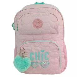 Mochila 44 cm Chic Material Escolar