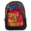 Best Mochila 2 compartimentos Graffiti Material Escolar