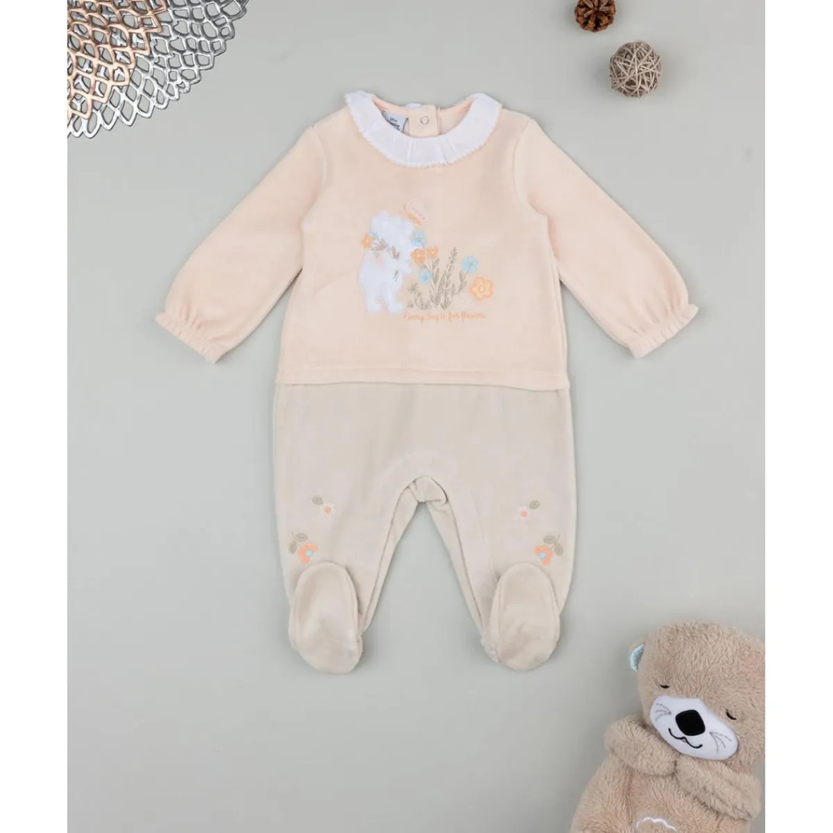 New Mono de terciopelo para recién nacida Winnie the Pooh Ropa Y Accesorios·Peleles|Recién Nacido·Ropa Y Accesorios
