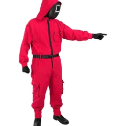 Hot Mono El Juego del Calamar oficial Netflix para adulto XXL Disfraces|Halloween