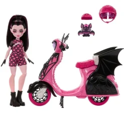 Outlet - Draculaura y su Scooter Muñecas