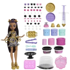 - Kit de Pastelería con Clawdeen Wolf - Colección Scary Sweet Birthday*MONSTER HIGH Hot