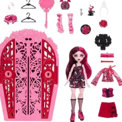 Discount Monster High - Muñeca Skulltimate Draculaura con armario y accesorios Muñecas