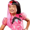 Monster High - Peluca Draculaura para niñas, talla standard para carnaval, navidad, cumpleaños y Halloween*RUBIE'S Hot