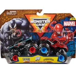 - Pack 2 vehículos Marvel - Venom vs Spider-man*MONSTER JAM Best