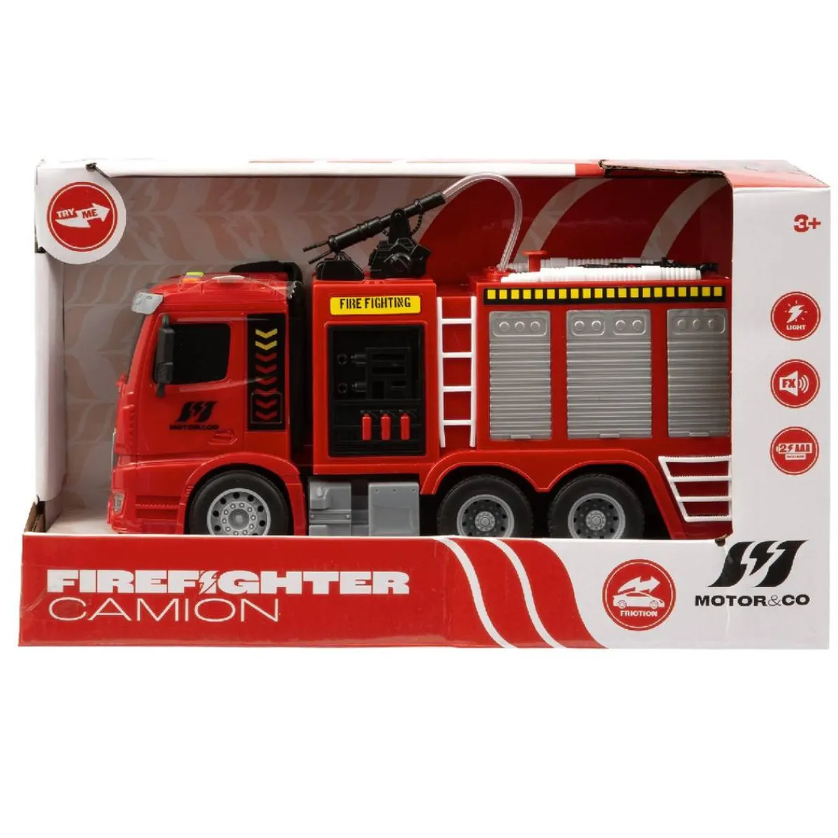 - Camión de Bomberos con Luz y Sonido*MOTOR & CO New