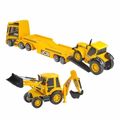 Motor & Co - Camión de transporte con 2 vehículos de construcción Vehículos Y Circuitos