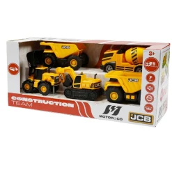 Hot Motor & Co - Conjunto 5 vehículos de construcción JCB Vehículos Y Circuitos