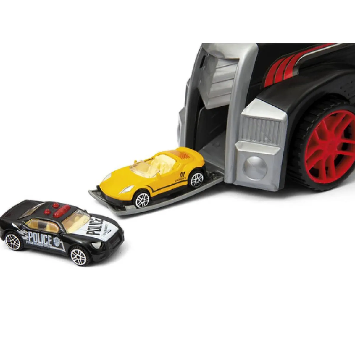 Motor & Co - Pack camión de transporte y 11 coches*MOTORI & CO Best