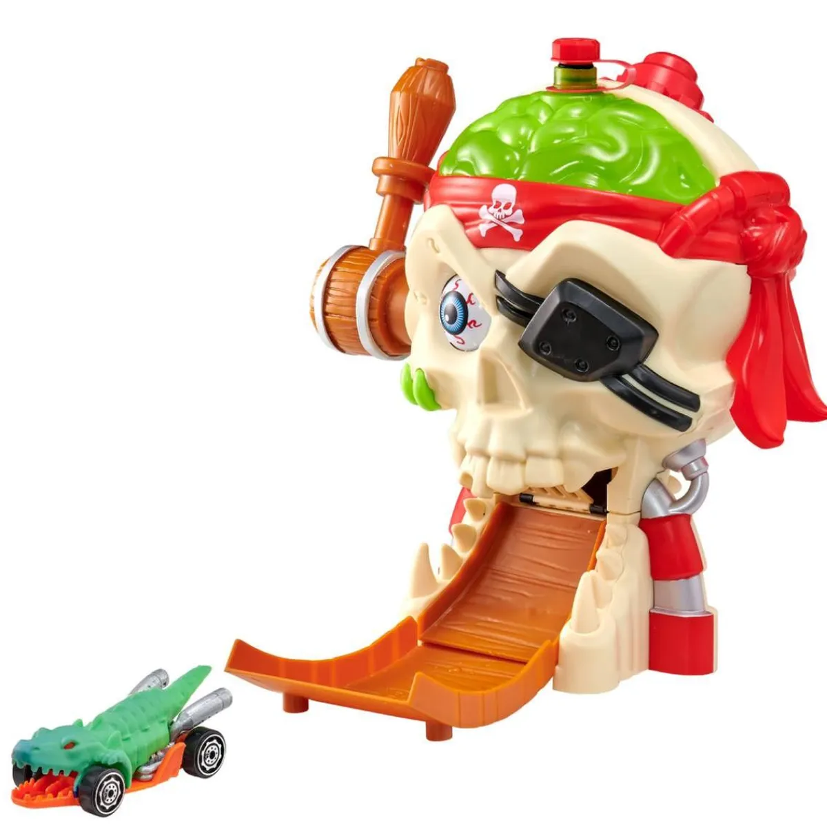 Motor & Co - Rampa Calavera Pirata con vehículo Vehículos Y Circuitos