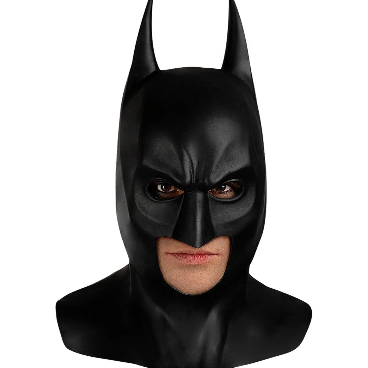 Máscara de Batman de látex El Caballero Oscuro*Funidelia