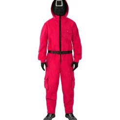 Discount Máscara el Juego del Calamar cuadrado - Oficial Netflix Halloween|Disfraces