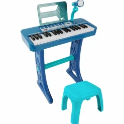 Music Star - Teclado con taburete azul*MUSICSTAR