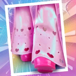 Discount - Muñeca con pelo rosa, juego para peinar y decorar, máquina de gemas y accesorios ㅤ Muñecas