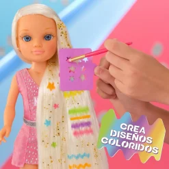 Discount - Muñeca con pelo súper largo y accesorios para crear peinados ㅤ Muñecas