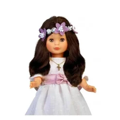 - Muñeca de colección primera comunión con vestido blanco y corona de flores*NANCY Sale