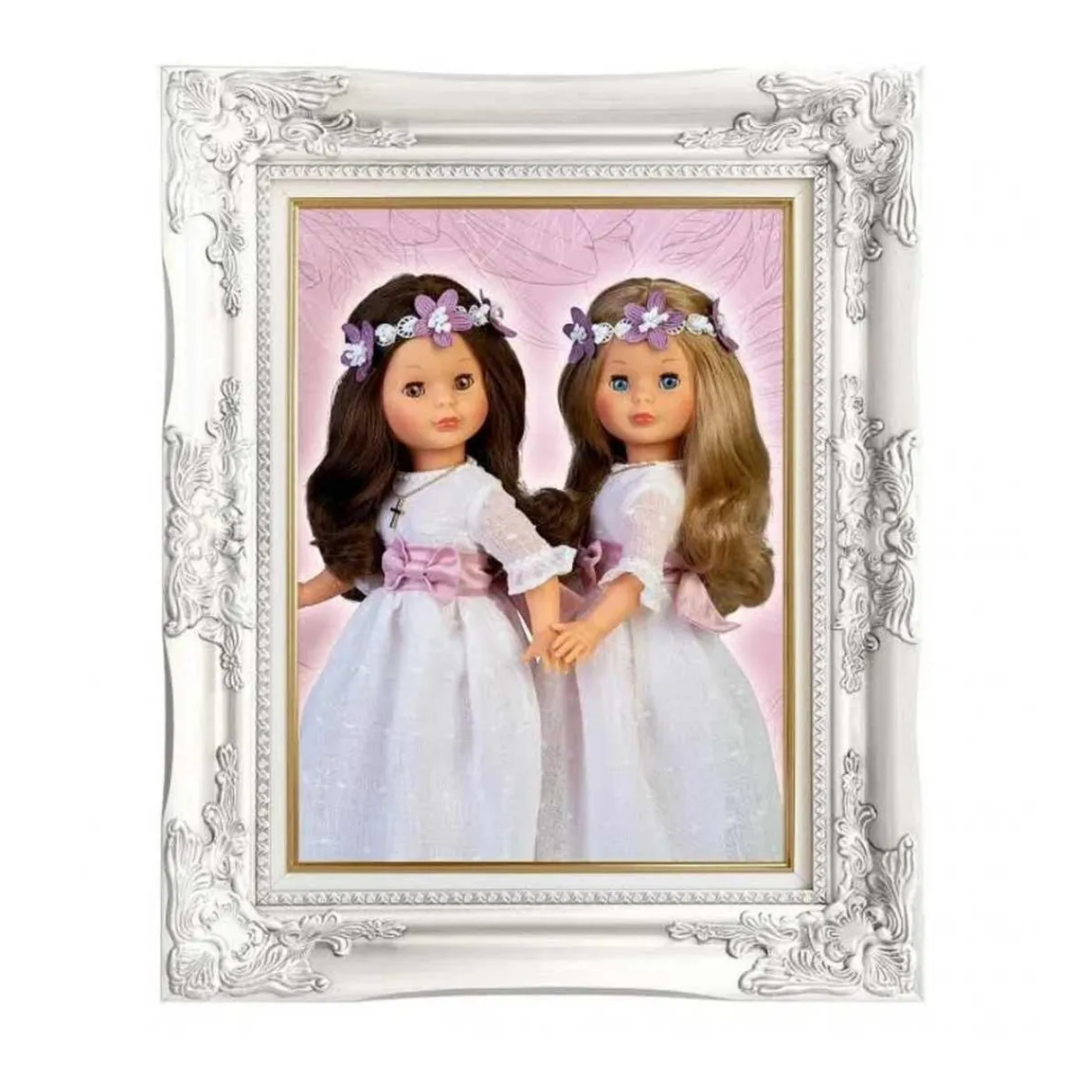 - Muñeca de colección primera comunión con vestido blanco y corona de flores*NANCY Sale