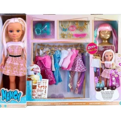 Online - Vestidor de looks con ropa y accesorios para muñeca glamurosa ㅤ Muñecas