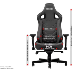 New - Elite Chair Black Leather Edition Videojuegos