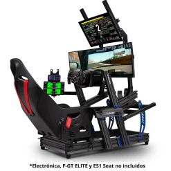 - F-GT Elite Soporte Montaje Superior para Monitor Carbon Grey Videojuegos
