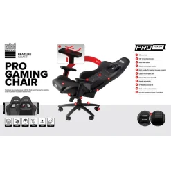 Sale - ProGaming Chair Black Leather & Suede Edition Videojuegos