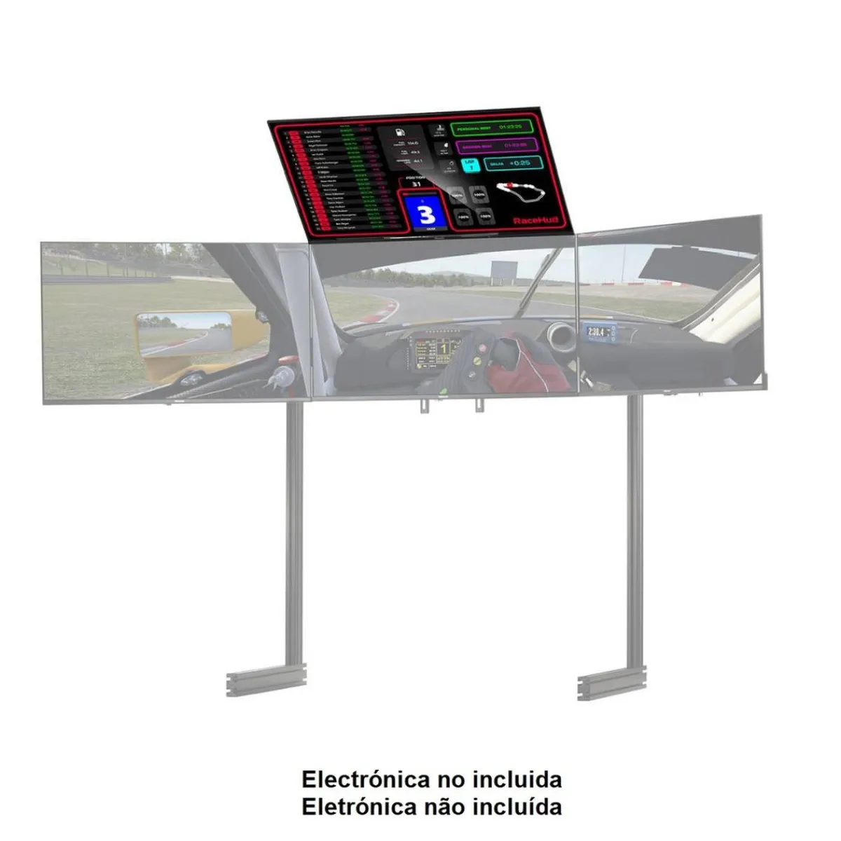 Discount - Soporte monitor superior Elite Black Videojuegos