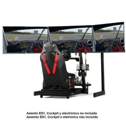 Clearance - Soporte Triple Monitor Elite Black Videojuegos