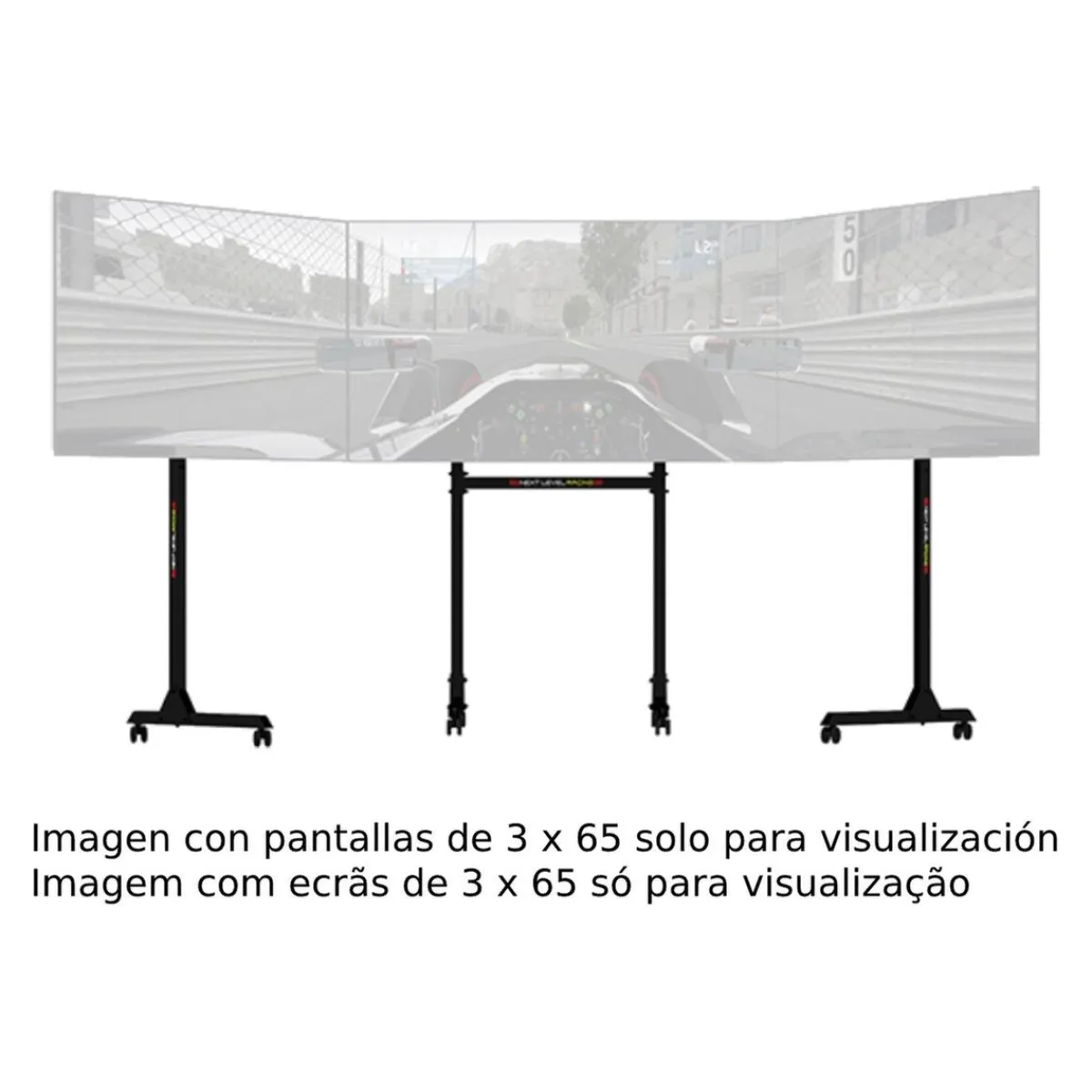 Soporte independiente para tres monitores*NEXT LEVEL RACING Hot