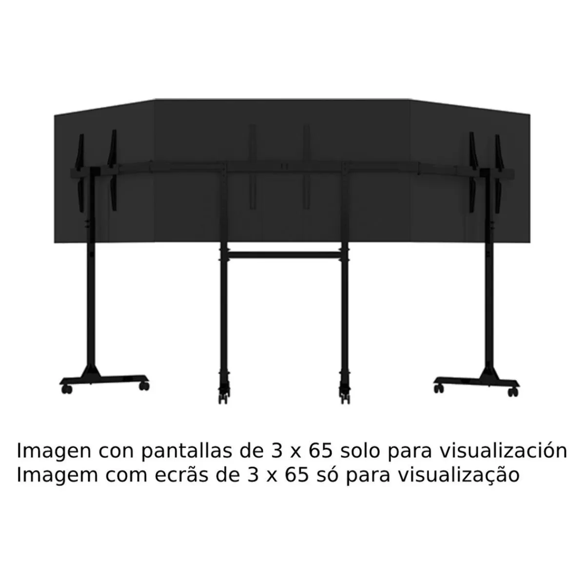 Soporte independiente para tres monitores*NEXT LEVEL RACING Hot