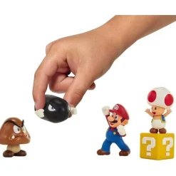- Super Mario - Set Diorama Dehesa Bellotera con 4 Figuras y 1 Accesorio ㅤ*NINTENDO