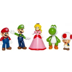 - Super Mario - Super Mario: Set de 5 figuras variadas de 6,5 cm ㅤ*NINTENDO Discount