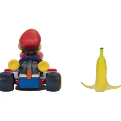 Online - Super Mario - Vehículo acrobático de Super Mario Kart con plátano y giros 360º ㅤ Figuras De Acción