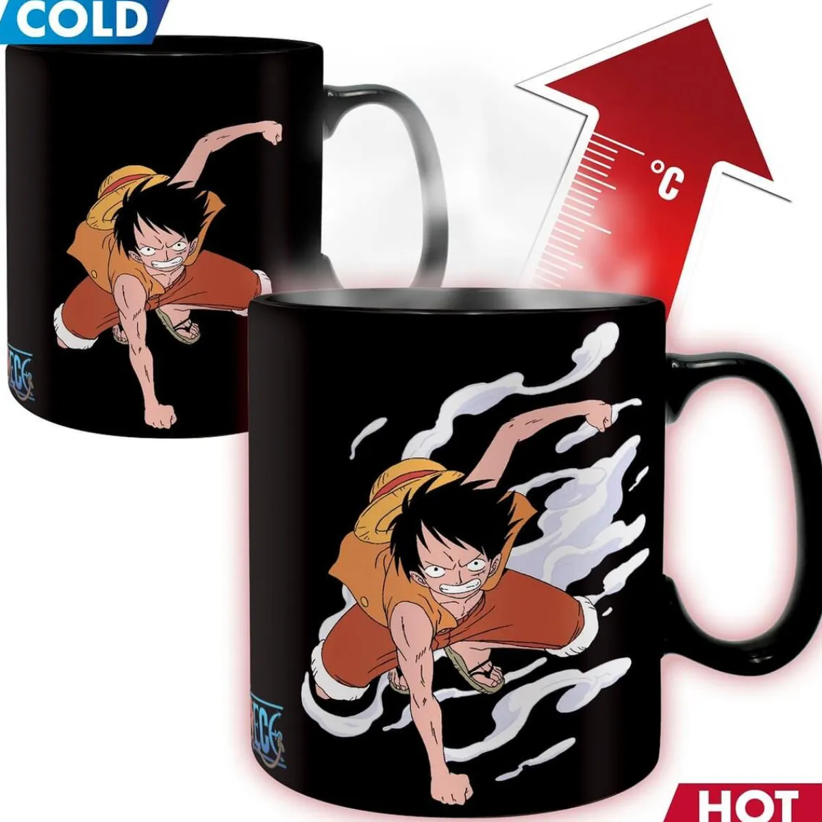New One Piece - Luffy y Ace - Taza térmica 460 ml Friki Zone|Merchandising