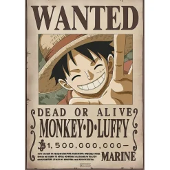 One Piece - Póster Luffy Wanted Se busca Friki Zone|Merchandising