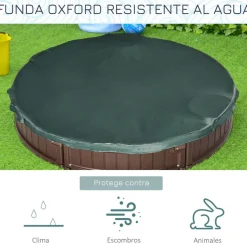 Discount - Arenero con Asientos y Cubierta Impermeable Juguetes De Verano