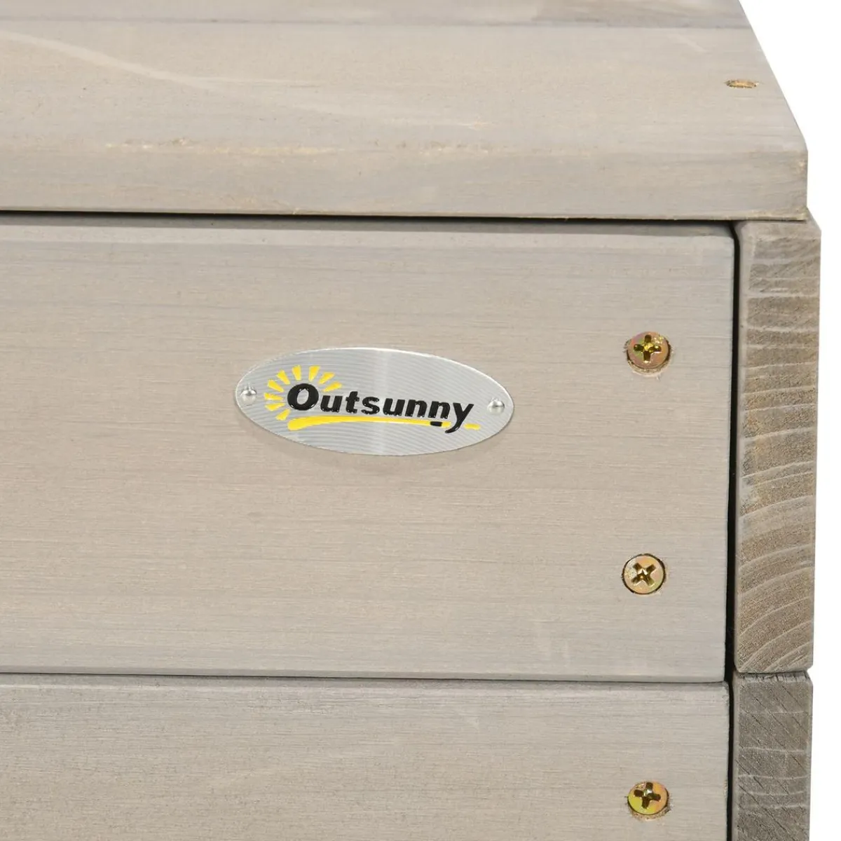 - Arenero de madera con toldo y pizarra*Outsunny Online