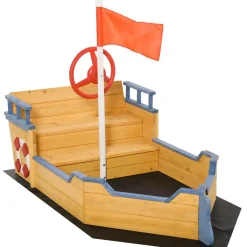 Outlet - Arenero galeón de madera Juguetes De Verano